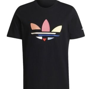 Adidas Trefoil Tee Shirt - Large Black